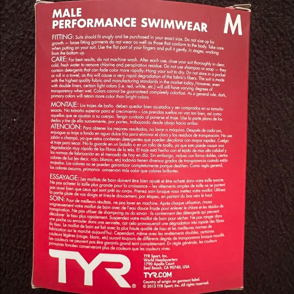 TYR Men’s Performance Racer Swimwear Durafast Elite Rare Brief - Picture 12 of 14